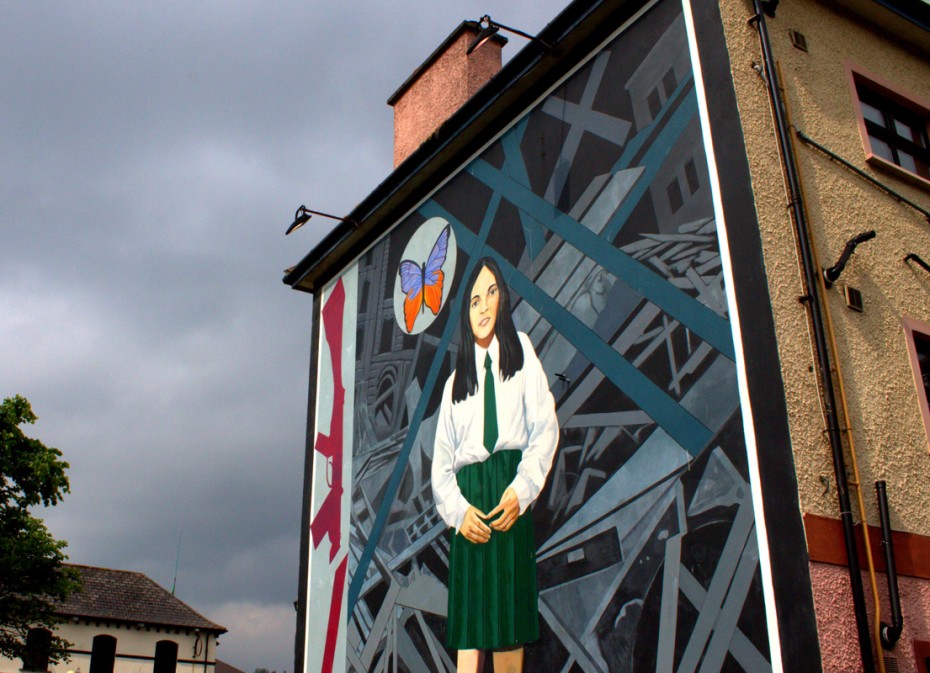 The Death of Innocence, depicting Annette McGavigan, a schoolgirl killed by a British soldier in 1971, shortly before Bloody Sunday.