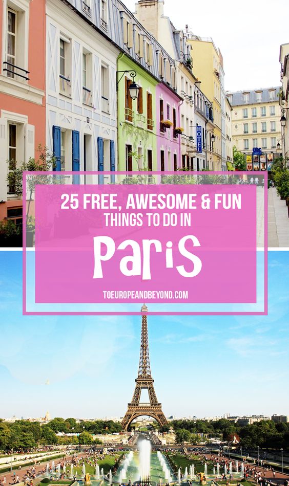 How to visit Paris and not spend a centime on attractions