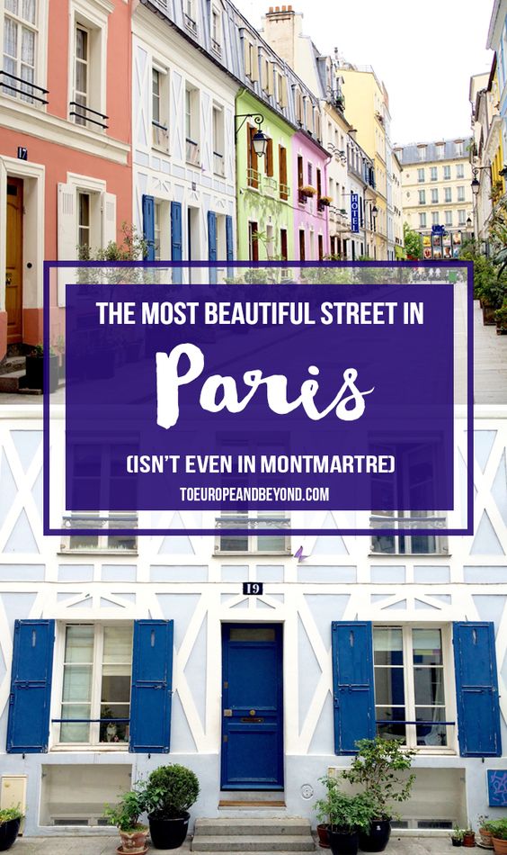 I found the most beautiful street in Paris and it\'s not in Montmartre