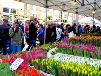 Columbia Road Flower Market in London