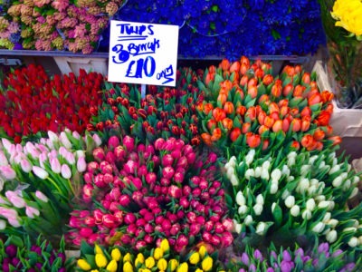 Columbia Road Flower Market in London