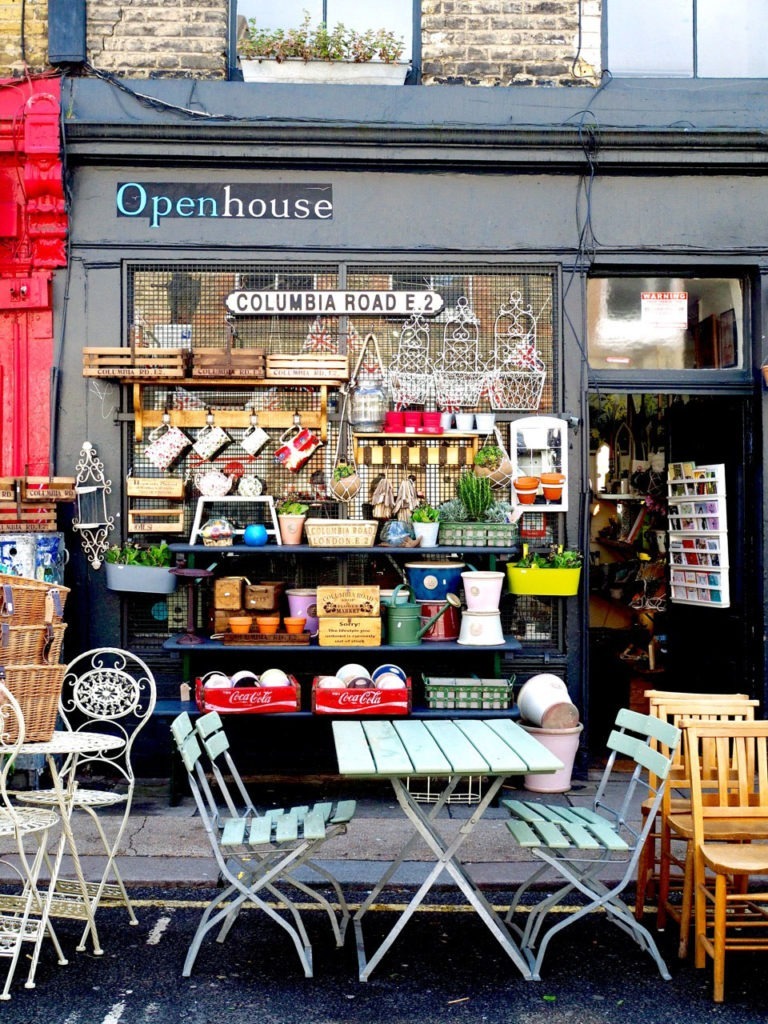 Columbia Road Flower Market in London