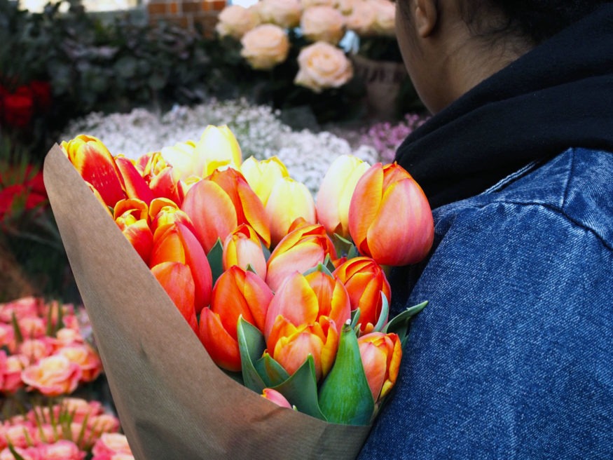 Columbia Road Flower Market in London