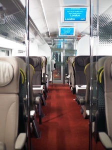 Eurostar from Paris to London