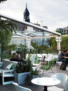 Old Montreal Restaurants -- Perché rooftop terrace -- Where to Eat in Old Montreal