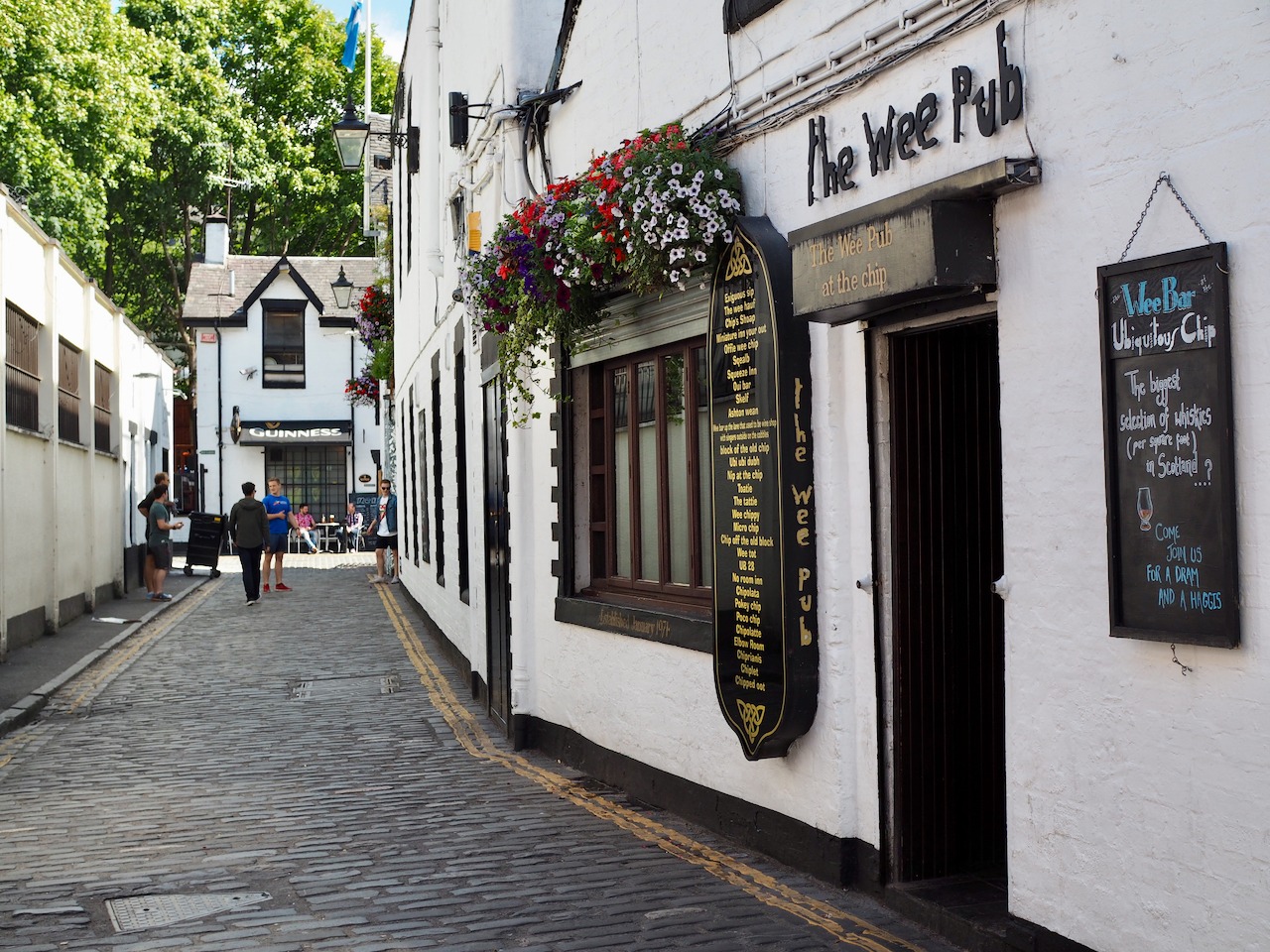 Ashton Lane in Glasgow