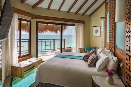 water bungalows in cancun - El Dorado Maroma by Karisma - overwater bungalow