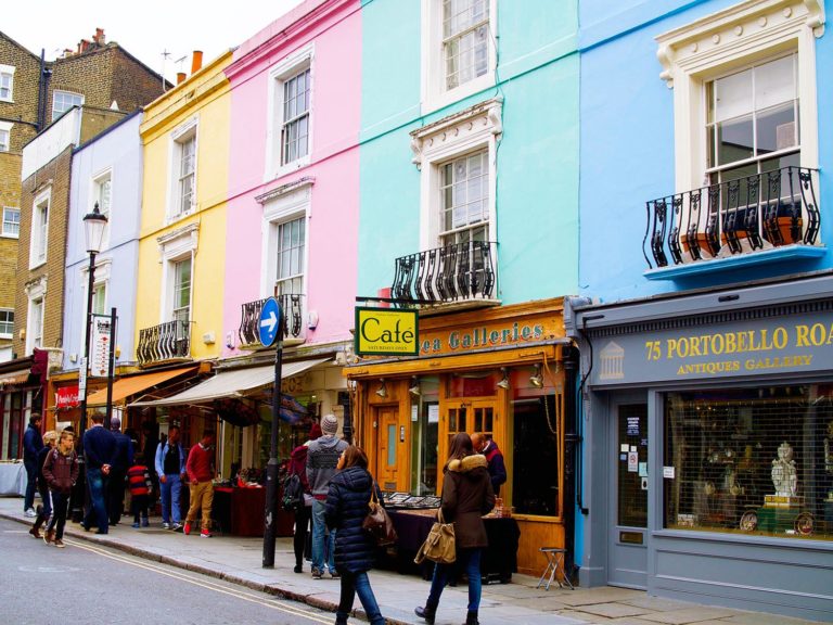 Quintessential London: Portobello Road Market in Notting Hill