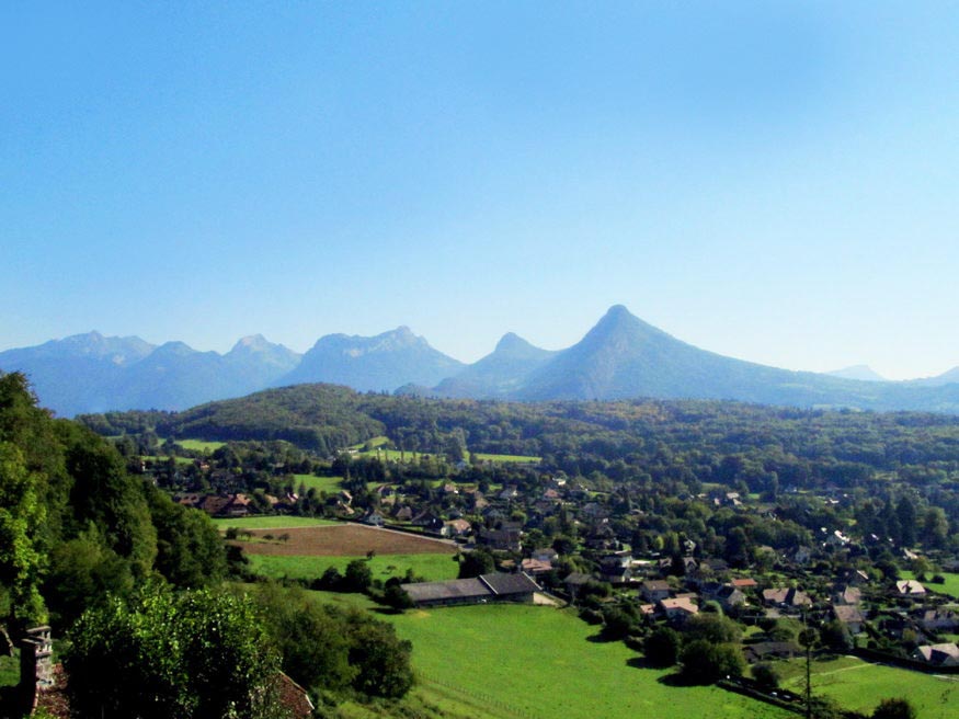 Day-Trips-From-Annecy, the view from Menthon-Saint-Bernard