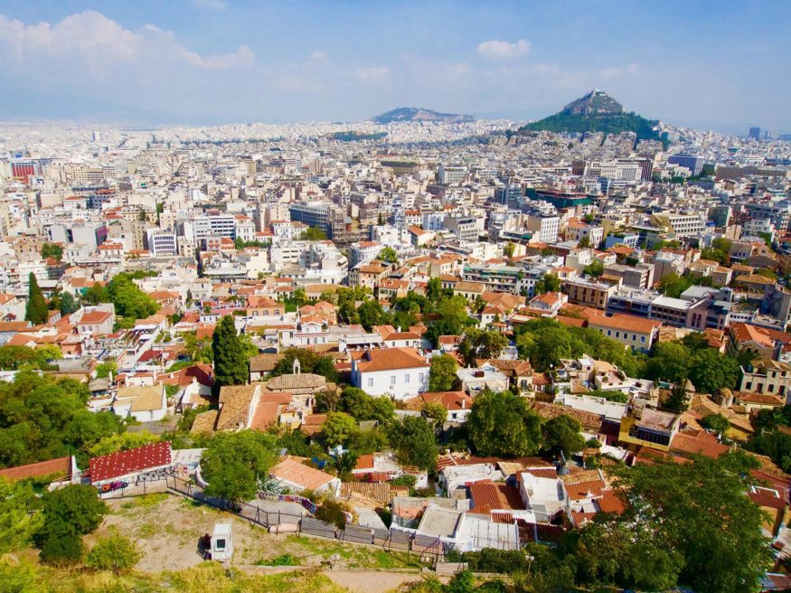 Things to do in Greece - the view from the Acropolis