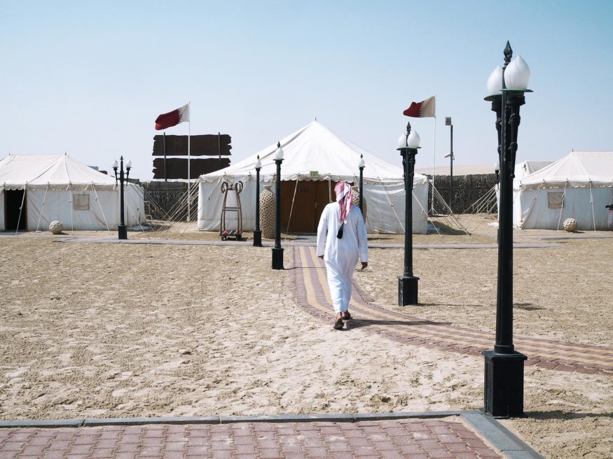 deser camp in Qatar - day trips from Doha