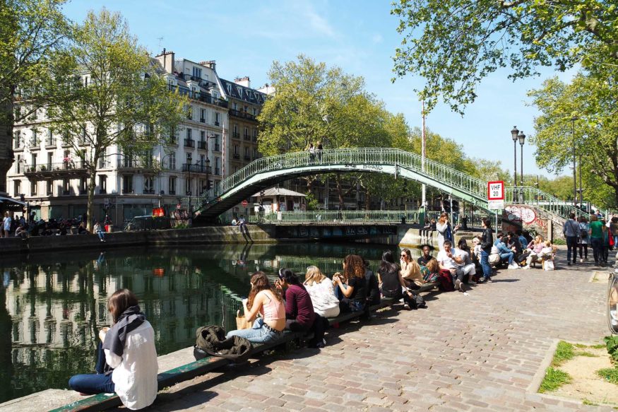 Canal Saint Martin in Paris