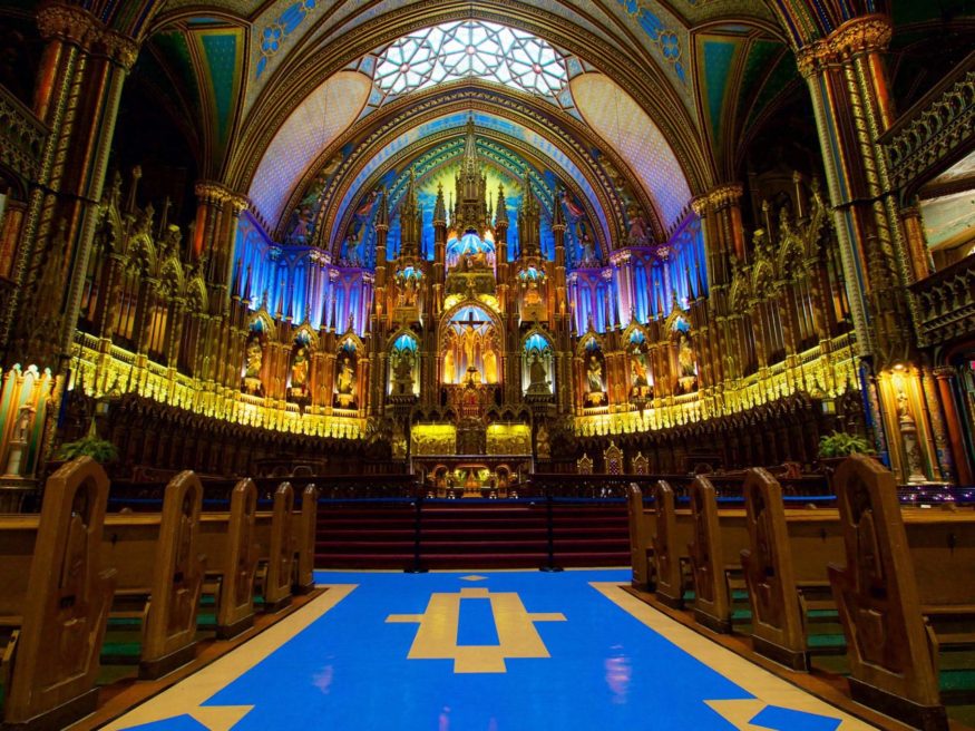 Notre-Dame Basilica in Old Montreal - things to do in Montreal