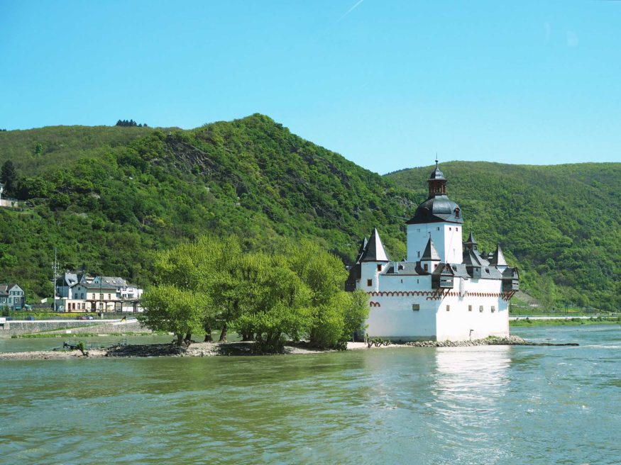 Rhine river cruise in Europe