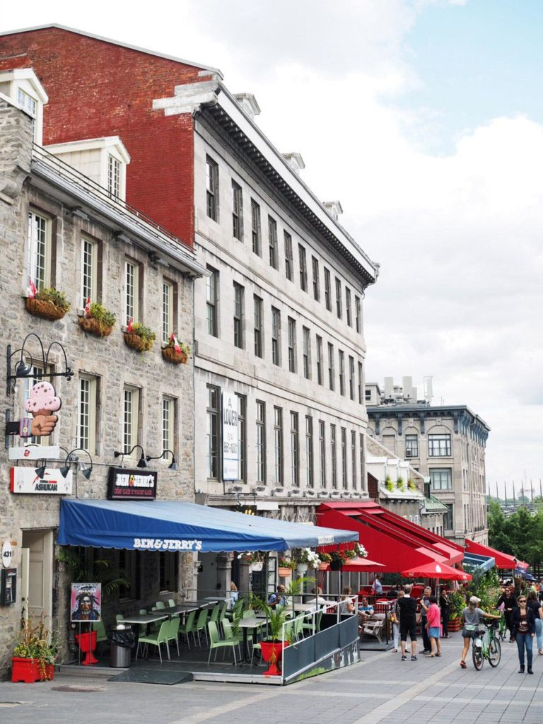 Place Jacques Cartier in Old Montreal