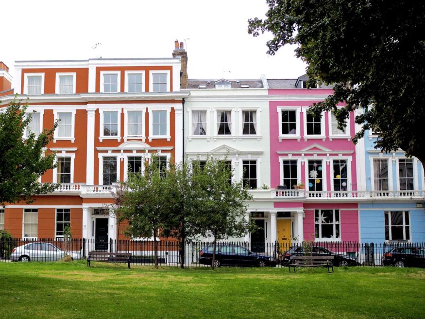 Primrose Hill houses - Instagram London