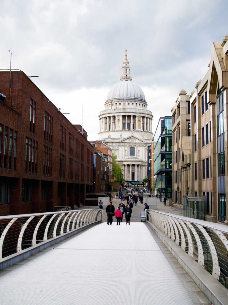 St Pauls Cathedral and Millenium Bridge - things to do in London