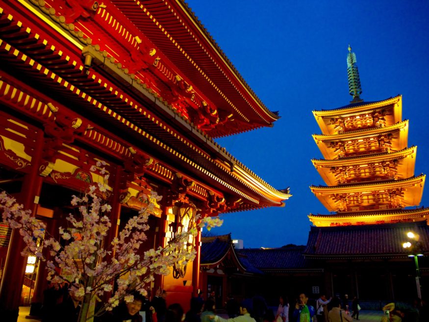 Senso-ji temple in Asakusa, Japan