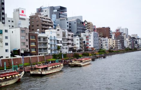 Tokyo river cruise - best neighborhoods in Tokyo - Asakusa